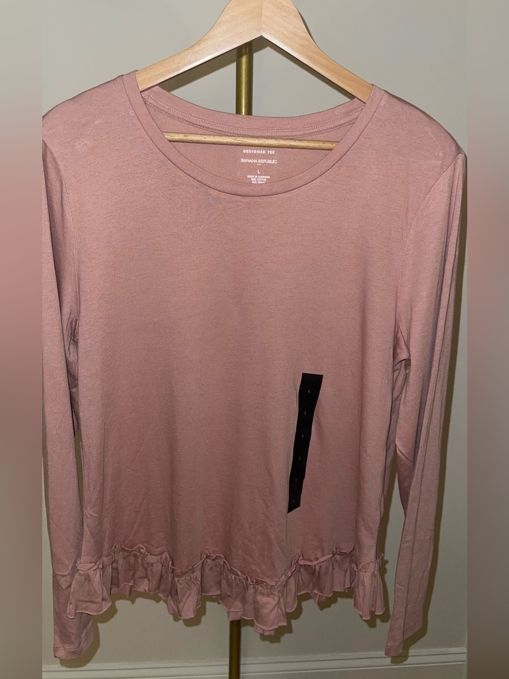 Banana Republic Rose Pink Crew Neck Tee